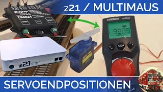 TUTORIAL Servoendposition Servo einstellen mit Digikeijs DR4024 bei z21 amp Multimaus Modelleisenbahn [upl. by Gneh]