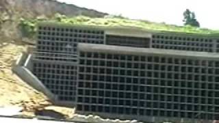 Mass Graves 4 months later Concrete vaults caskets LA [upl. by Araht]