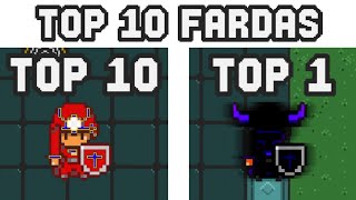 Rucoy Online TOP 10 FARDAS do RUCOY [upl. by Kalmick264]