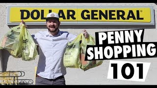 Dollar General Penny Shop with Me  Penny Shopping 101 [upl. by Hanzelin]