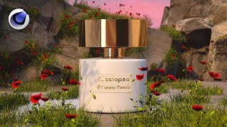 Tiziana Terenzi Cassiopea perfume 3d animation  Cinema 4d [upl. by Coppins321]