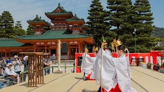 Kagura Dance at Heian Jingu in Kyoto [upl. by Attenad505]