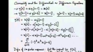 Lecture21 LTI Systems Described By Difference Equation [upl. by Aliel]