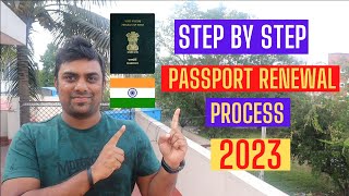 How to Renew Indian Passport Online in 2023  Passport Renewal Procedure  Passport Kaise Renew Kare [upl. by Cortie]