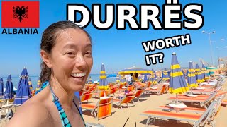 Durres Beachside Getaway – Is It Good  Albania Travel Vlog [upl. by Sirronal38]