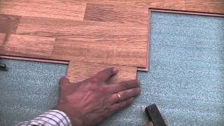 Pergo Laminate Flooring Installation Trick Home Improvement [upl. by Aimat]