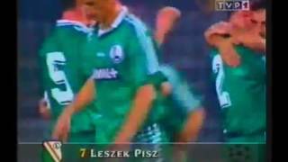 Leszek Pisz Legia Warszawa 3  1 Rosenborg BK gol na 11 [upl. by Rufena]