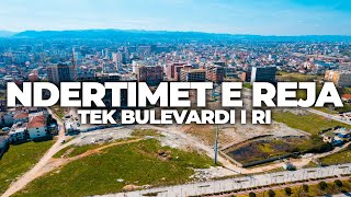 NDERTIMET E REJA TEK BULEVARDI I RI TIRANA 2023  5K DRONE VIDEO [upl. by Natfa]