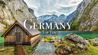 Top 10 Places To Visit In Germany  4K Travel Guide [upl. by Esyla243]