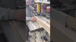 Resawing on the bandsaw 12” 4TPI blade RIKON 10326 woodworking wood bandsaw [upl. by Romonda965]