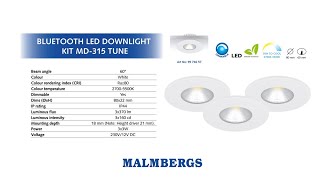 Unboxing Malmbergs MD315 Bluetooth Downlight Kit [upl. by Reivax]