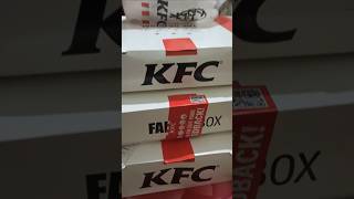 Its Party Time KFC sharing Boxes full of Burgers and fried chicken l shorts kfc burger party [upl. by Tsai726]