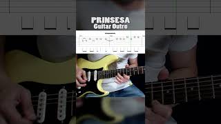 Prinsesa Teeth guitar outro prinsesa teeth guitaroutro guitarcover guitartabs shorts [upl. by Imailiv]