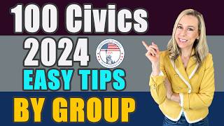 2024 US Citizenship Official USCIS 100 Civics Questions 2008 version BY GROUP [upl. by Ddene549]