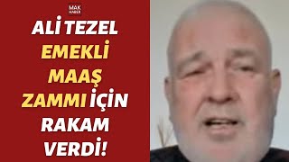 Ali Tezelden SSKBağkur Emeklisine Zam Oranı ve 7500 TL Yorumu Olması Gereken [upl. by Ostler669]