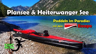 Plansee amp Heiterwanger See 🥰 Paddeln im Paradies mit dem Grabner Escape  STADTGECKO [upl. by Imot]