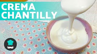 COMO HACER CREMA CHANTILLY DE CHOCOLATE FIRME FÁCIL Y RÁPIDA [upl. by Aek576]