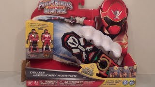 Deluxe Legendary Morpher Review Power Rangers Super Megaforce [upl. by Leirraj502]