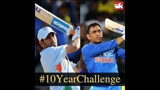 10YearChallenge  Indian Cricket Stars  Sportskeeda [upl. by Kappenne104]