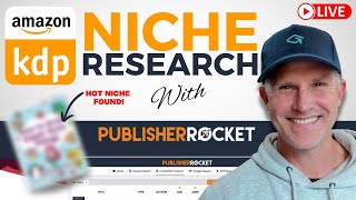 Publisher Rocket 2024  Niche Research Tutorial  Find Amazon KDP Profitable Niches [upl. by Micheil41]