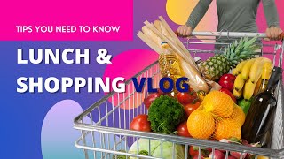 Lunch amp Grocery SHOPPING Vlog shopping vlog roamingvlogs [upl. by Divadnoj73]