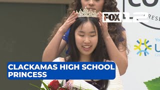 2023 Rose Festival Princess from Clackamas High School crowned [upl. by Annovahs]