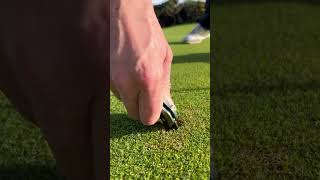 How to properly repair a pitch mark Using the Gannet™ divot repair tool [upl. by Sabina]