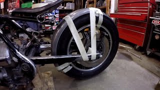 Goldwing Bobber Build  Part 4  Fender and Hard Tail [upl. by Matthias]