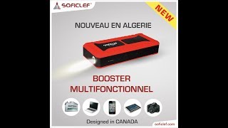 Nouveau  BOOSTER multifonctionnel portatif de Soficlef [upl. by Oirasan]