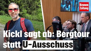 Kickl sagt ab Politisches Pingpong im UAusschuss  kronetv NEWS [upl. by Hayes]