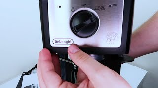 ☕ Pákový kávovar DeLonghi EC 156 B rozbaľovanie  unboxing [upl. by Tankoos]