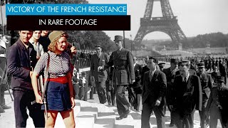 French Resistance and the Liberation of Paris Thrilling Images  history [upl. by Gaudette]