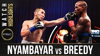 Nyambayar vs Breedy HIGHLIGHTS September 19 2020  PBC on SHOWTIME [upl. by Erdnaid]