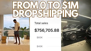 I Made 1 Million Dropshipping and You Can TOO [upl. by Nedloh]