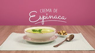 Crema de espinaca [upl. by Airod]