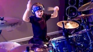 REMEDY  Seether age 6 Drum Cover [upl. by Anaela753]