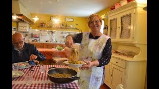 LE TAGLIATELLE AI FUNGHI DI BORGOTARO  RICETTA DELLA NONNA MARIA [upl. by Alemat]