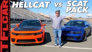 2020 Dodge Charger Hellcat Widebody vs Scat Pack Widebody  Youll Be Surprised Which One Wed Buy [upl. by Oecam]