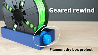 Filament rewind mechanism geared and airtightish [upl. by Ariajay428]