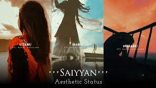 Saiyyan Song Status  Tujhe Jeet Jeet Haru Whatsapp Status  Kailash Kher  Aesthetic  Reels  HC [upl. by Inalaeham770]