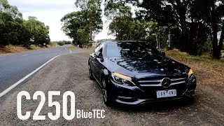 MercedesBenz C250 BlueTEC 20DTT Test Drive [upl. by Amsaj176]