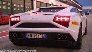 2013 Lamborghini Gallardo LP5604 Start and Accelerations [upl. by Kentigerma387]