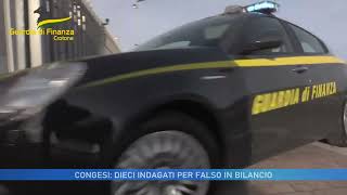 CONGESI DIECI INDAGATI PER FALSO IN BILANCIO [upl. by Sol]