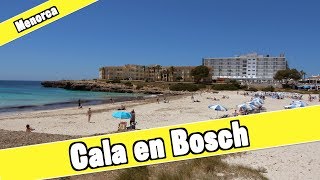 Cala n Bosch Menorca Spain Beach and resort [upl. by Ivgnout]