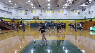 Castro Valley High Varsity Girls Volleyball vs Encinal  Set 3 101524 [upl. by Lathrop391]