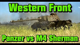 Panzer vs Sherman IL2 Sturmovik Tank Crew [upl. by Atteuqnas]