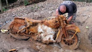 Restoration RUSTY Motorcycle  Half Year in 38 Mins [upl. by Bonns589]