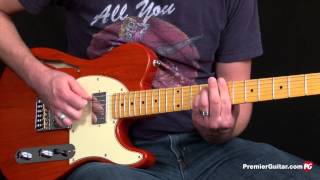 Review Demo  GampL Tribute ASAT Classic Bluesboy SemiHollow [upl. by Shandra336]