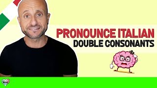 How to Pronounce Italian Double Consonants  Italian Language Pronunciation for Beginners [upl. by Ailatan483]