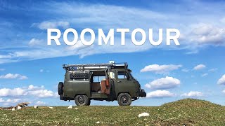 Kleine Roomtour  UAZ Buchanka vom Kastenwagen zum DIY Camper [upl. by Yeliab]